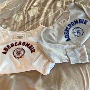 Lot of 2 Abercrombie sweatshirts